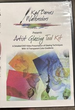 Kay Barnes Watercolors Artist Glazing Tool Kit  DVD & 10 Transparent Gradients comprar usado  Enviando para Brazil