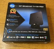Antena interna digital de TV transparente HDTV de plástico preta X-72 comprar usado  Enviando para Brazil
