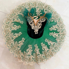 Panqueca infantil balé profissional tutu verde infantil adulto tutu menina bailarina, usado comprar usado  Enviando para Brazil