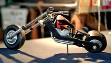 Motocicleta Harley Chopper em miniatura feita à mão comprar usado  Enviando para Brazil