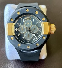Usado, Invicta 17386 relógio masculino S1 Rally quartzo mostrador dourado pulseira de poliuretano preto comprar usado  Enviando para Brazil