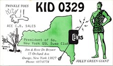 Qsl radio postcard for sale  USA