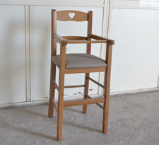 Seggiolone legno noce usato  Maddaloni