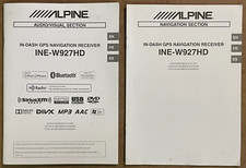 Receptor de navegação GPS Alpine INE-W927HD rádio DVD guias de referência rápida comprar usado  Enviando para Brazil