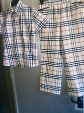 Vintage burberry nova for sale  LEICESTER