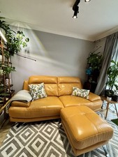 Islington mustard leather for sale  LONDON