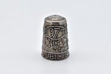 Silver thimble 1977 for sale  TELFORD