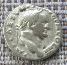 Vespasian roman silver for sale  STEYNING