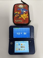 Usado, Console Nintendo 3DS azul escuro Pokemon estojo de transporte e carregador comprar usado  Enviando para Brazil