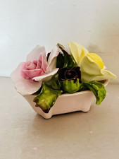 Bouquet roses porcelaine d'occasion  Saint-Malo
