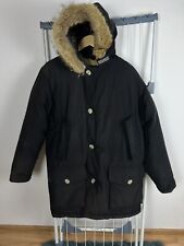 Woolrich Arctic-Anorak Herren Down Jacke Größe M (USA S) Parka Schwarz Winter na sprzedaż  PL