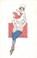 Cpa illustrateur signe d'occasion  Claira