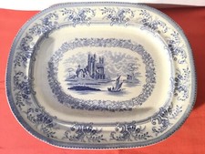 Plat camaïeu bleu d'occasion  Garéoult