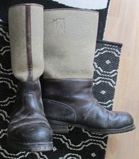 Bottes cuir feutre d'occasion  Ambérieu-en-Bugey