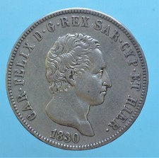 Carlo felice lire usato  Firenze