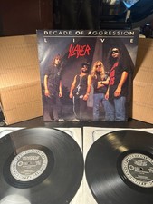 SLAYER Decade Of Aggression 1992 Live 2x lp Def Jam BRAZIL heavy metal thrash comprar usado  Enviando para Brazil