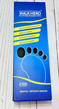 Palmilhas ortopédicas médicas walk-hero caixa aberta masculinas 7-7-1/2 femininas 9-9 1/2 comprar usado  Enviando para Brazil