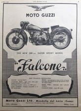 Moto guzzi falcone for sale  EXETER