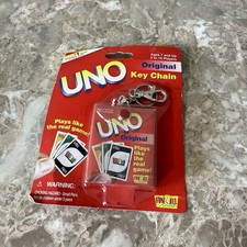 Menor Pacote de Chaveiro de Jogo de Cartas UNO do Mundo 2001 Diversão Para Todos Vintage Novo comprar usado  Enviando para Brazil