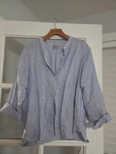 Muji linen striped d'occasion  Expédié en Belgium