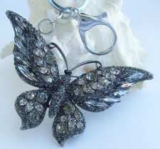 Lindo pingente de chaveiro borboleta inseto cristal strass K04538 comprar usado Lindo pingente de chaveiro borboleta inseto cristal strass K04538 comprar usado  Enviando para Brazil