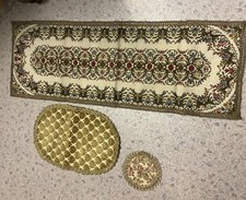Brokatdeckchen stück rund gebraucht kaufen  Rheinmünster