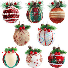 Palline natale decorazioni usato  Roma