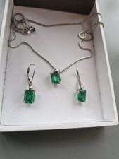 Emerald white gold for sale  CHESTERFIELD