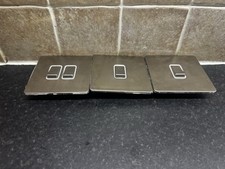 Light switches brushed for sale  BIRMINGHAM
