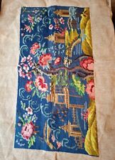 Vintage embroidered needlepoin for sale  TEDDINGTON