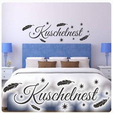 Wandtattoo kuschelnest federn gebraucht kaufen  Darmstadt