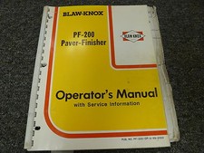 Blaw knox pf200 for sale  Fairfield