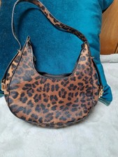Leopard print handbag for sale  HEXHAM