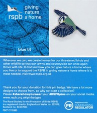 Rspb pin badge for sale  SANDY