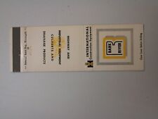 Y101 matchbook cover for sale  Winnebago