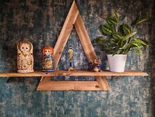 Handmade wood shelf for sale  NEWPORT
