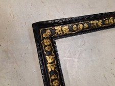 Cornice laccata nera usato  Villachiara