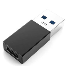 Adaptador Universal USB 3.0 Macho a Tipo C Hembra Funcion On The Go OTG Negro comprar usado  Enviando para Brazil
