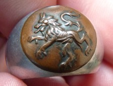 Bague chevalière métal d'occasion  Paris IX
