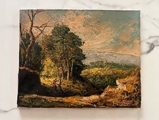 Paire huile toile d'occasion  Bonnières-sur-Seine