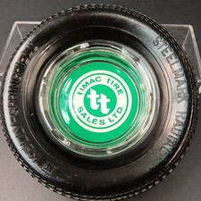 Kelly-Springfield And Timac Tire Sales Ltd Cinzeiro Vintage Pneu de Borracha e Vidro comprar usado  Enviando para Brazil