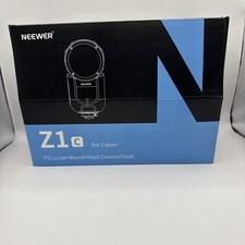 Flash Speedlite cabeça redonda NEEWER Z1-C TTL para Canon com difusor de cúpula magnética comprar usado  Enviando para Brazil