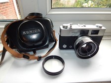 CÁMARA FOTOGRÁFICA TELÉMETRO 35mm Konica Auto S2 de colección excelente estado repuestos o reparación segunda mano  Embacar hacia Mexico