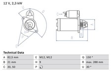 Starter anlasser bosch gebraucht kaufen  Bautzen-Umland II