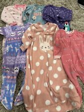 Lote de pijama para niñas 6-9 meses Carters Children’s Place Gerber, usado segunda mano  Embacar hacia Argentina