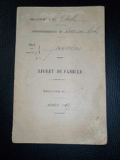 Livret famille année usato  Spedire a Italy