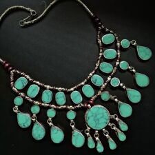 Bib turquoise necklace for sale  LONDON