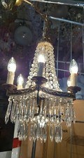 Lampadario epoca ottone usato  Torino