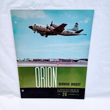 Lockheed California Orion Service Digest Issue 26 December 1972 Book, usado comprar usado  Enviando para Brazil