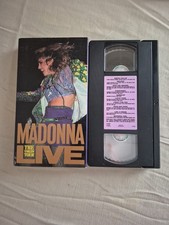 Madonna "The Virgin Tour" Live - VHS Tape - (1985)  comprar usado  Enviando para Brazil